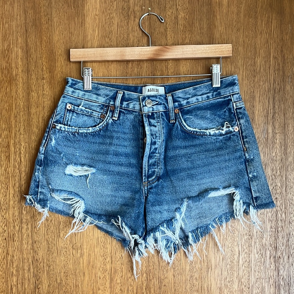 EUC AGOLDE Jean Shorts